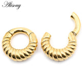 Stainless Steel Round Ear Weights Heavy Plug - Expander Stretcher