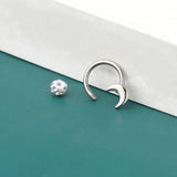 16G Surgical Steel CZ Daith Piercing Earring