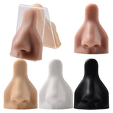 Silicone Nose Model with Clear Board Practice Piercings Tools