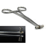 Surgical Steel Tragus Piercing Pliers Body Piercing Tools