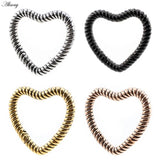Stainless Steel Twist Heart Love Ear Weights Heavy Expander Stretcher Plugs