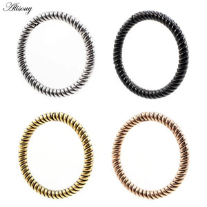 Stainless Steel Circle Ear Weights Expander Plugs Gauges Earrings