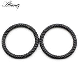 Stainless Steel Circle Ear Weights Expander Plugs Gauges Earrings