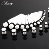 36pcs Ear Tunnels Pierces Gauges Mix Size 1.6mm-10mm Acrylic Ear Expanders