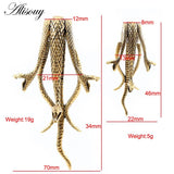1PC Stainless Steel Casting Snake Ear Weight Hanger