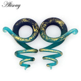 Colorful Spring Ear Piercing Expanders 6mm 8mm 10mm