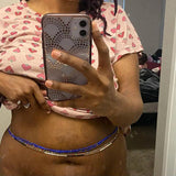 African Waist Beads Set Belly Button Chain Bikini Jewelry