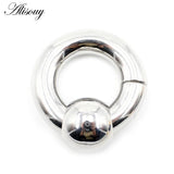 Stainless Steel Ball Circle Ear Weight Expander Stretcher Plugs Gauges