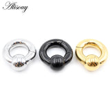 Stainless Steel Ball Circle Ear Weight Expander Stretcher Plugs Gauges