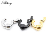 Stainless Steel Ball Circle Ear Weight Expander Stretcher Plugs Gauges