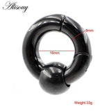 Stainless Steel Ball Circle Ear Weight Expander Stretcher Plugs Gauges