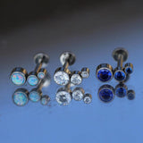 16G Titanium Tragus Labret Lip Cartilage Earring Body Jewelry