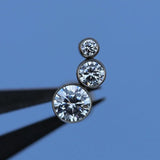16G Titanium Tragus Labret Lip Cartilage Earring Body Jewelry