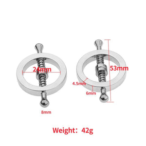 Sexy Body Breast Jewelry Non-piercing Nipple Shields Rings Clamps
