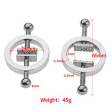 Sexy Body Breast Jewelry Non-piercing Nipple Shields Rings Clamps
