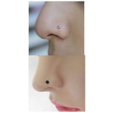 3pcs 18G Rose Flower Nose Hoop Stud Piercings 316L Stainless Steel Body Jewelry