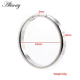Stainless Steel Ear Weights Heavy Expander Plugs Gauges Hoop Earrings