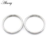 Stainless Steel Ear Weights Heavy Expander Plugs Gauges Hoop Earrings
