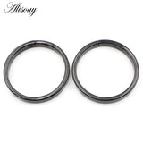 Stainless Steel Ear Weights Heavy Expander Plugs Gauges Hoop Earrings