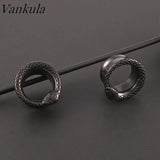 Unique Stainless Steel Unisex Snake Head Ear Piercing Plugs