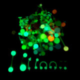 110Pcs Glow In Dark Acrylic Belly Button Ring Eyebrow Lip Piercing