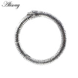 Stainless Steel Snake Circle Ear Weights Hanger Expander Stretcher Plugs Gauges