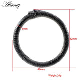 Stainless Steel Snake Circle Ear Weights Hanger Expander Stretcher Plugs Gauges