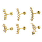 6 Pcs Stainless Steel Ear Piercing Earrings for Women Girls