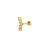 6 Pcs Stainless Steel Ear Piercing Earrings for Women Girls