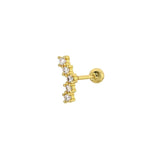 6 Pcs Stainless Steel Ear Piercing Earrings for Women Girls