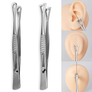 Stainless Steel Body Piercing Tweezers Ear Lip Belly N