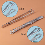 Stainless Steel Body Piercing Tweezers Ear Lip Belly N