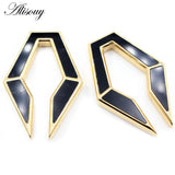 12mm Stainless Steel Rhombus Shell Ear Weights