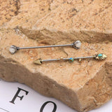 Long Dragon Claw Industrial Barbell Piercing Earrings