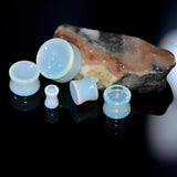Opalite Stone Plugs & Tunnels Ear Gauges Set