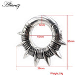 6mm 2G Stainless Steel Ear Spike Weight Gauges Body Piercing Jewelry