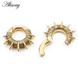 6mm 2G Stainless Steel Ear Spike Weight Gauges Body Piercing Jewelry