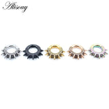 6mm 2G Stainless Steel Ear Spike Weight Gauges Body Piercing Jewelry