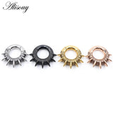 6mm 2G Stainless Steel Ear Spike Weight Gauges Body Piercing Jewelry