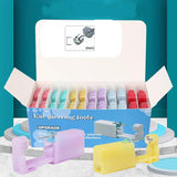 6pcs 6 Colors Disposable Ear Piercing Gun Stainless Steel Earring Tool