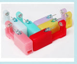 6pcs 6 Colors Disposable Ear Piercing Gun Stainless Steel Earring Tool