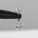 14G ASTM F136 Titanium Navel Belly Button Ring Crystal Piercing