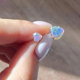 Zircon Navel Jewelry Belly Button Ring Body Piercing 316L Stainless Steel