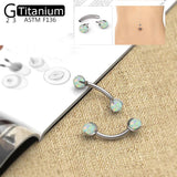 G23 Titanium Belly Button Rings Navel Piercing Indian Jewelry