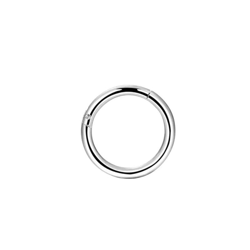 16g Hinged Segment Rings Surgical Steel Nose Hoop Clicker Earrings