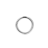 16g Hinged Segment Rings Surgical Steel Nose Hoop Clicker Earrings