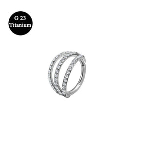 Titanium Steel Nose Cuff Septum Piercing Ring