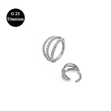 Titanium Steel Nose Cuff Septum Piercing Ring