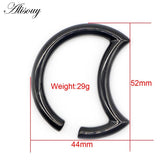 Heavy Weight Moon Ear Gauges Plug Expander Stretcher Stainless Steel Piercing