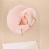 ASTM F136 Surgical Steel Nose Ring Earring Hinged Segment Clicker Titanium